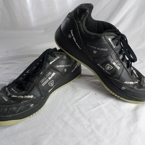 Reebok NFL Raiders Shoes Size 11 1/2 - Picture 10 of 13